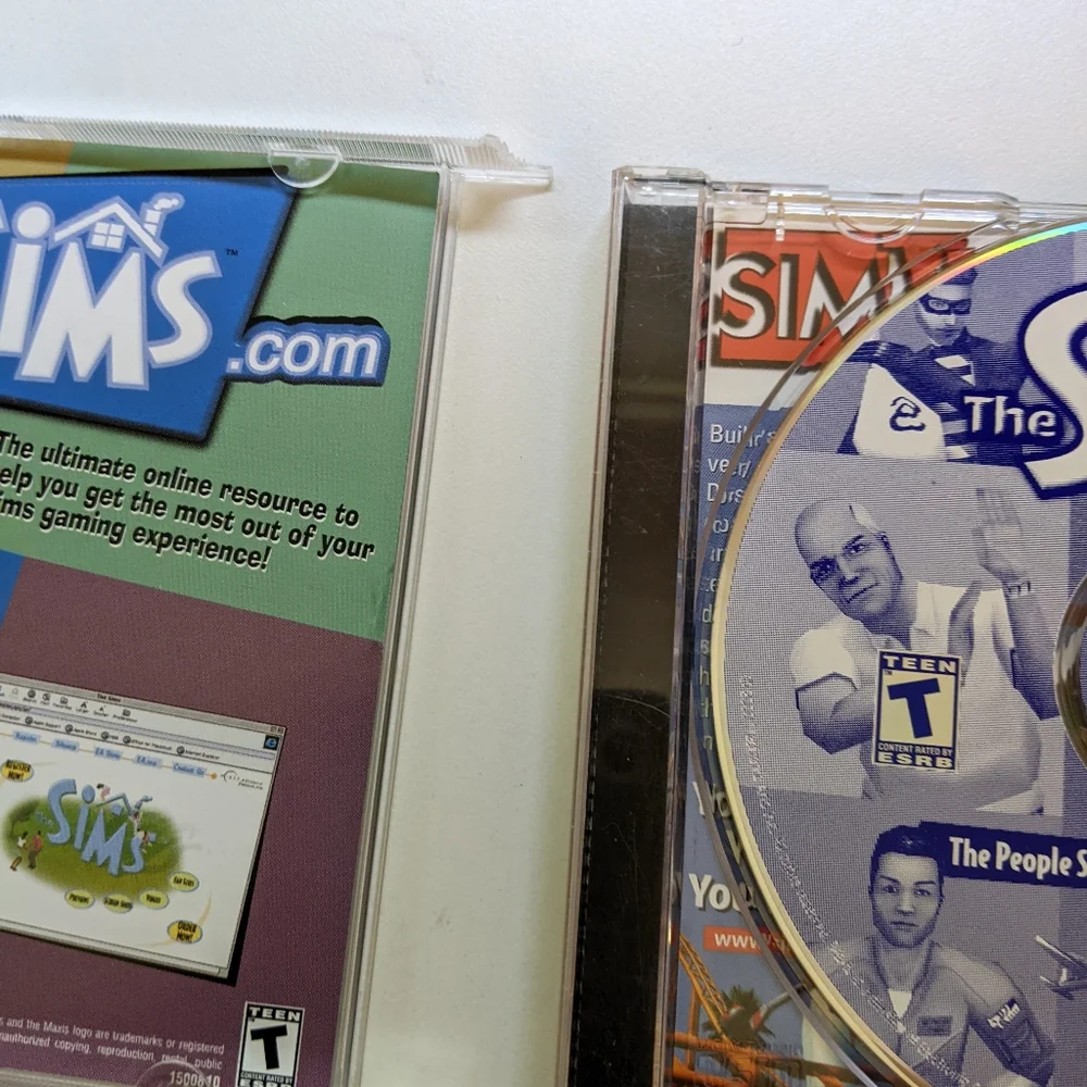 Bundle of 3 The Sims, House Party Expansion Pack,Sim City 3000 Unlimited